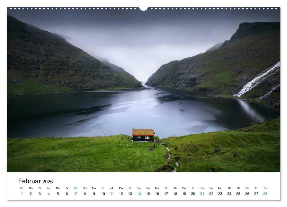Färöer - Archipel im Nordmeer (CALVENDO Wandkalender 2026)