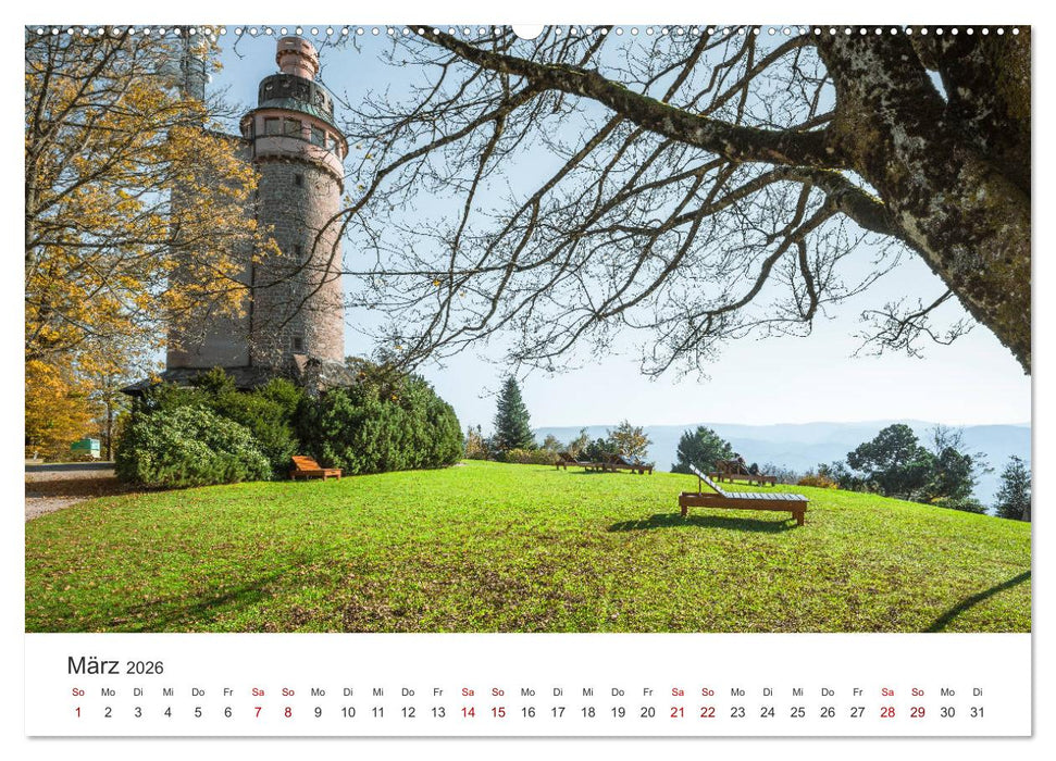Baden-Baden, Kurstadt am Rande des Schwarzwaldes (CALVENDO Wandkalender 2026)