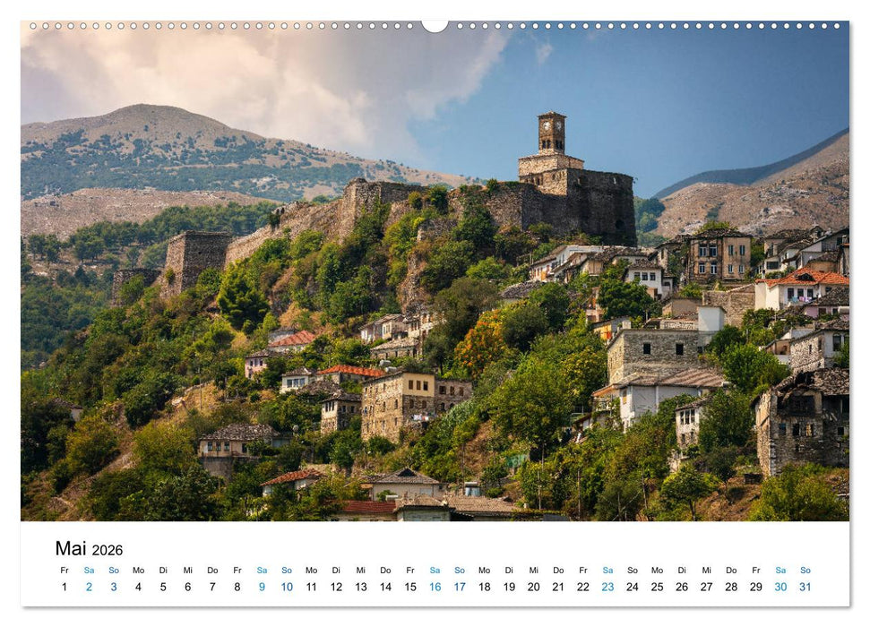 Albanien - Europas geheimes Paradies (CALVENDO Wandkalender 2026)