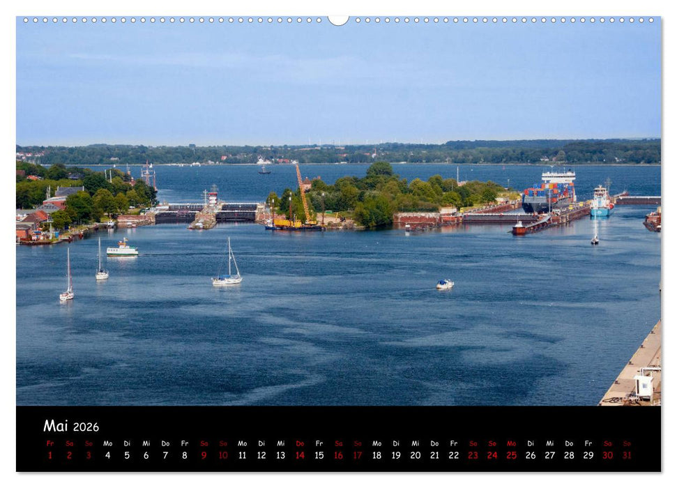 Kiel - Stadt an der Förde (CALVENDO Wandkalender 2026)