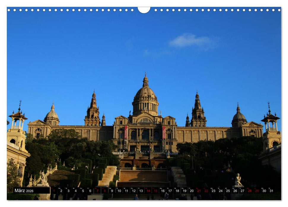 Barcelona - Stadt des Modernisme (CALVENDO Wandkalender 2026)