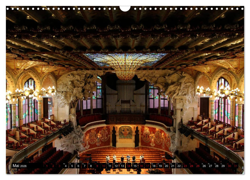 Barcelona - Stadt des Modernisme (CALVENDO Wandkalender 2026)