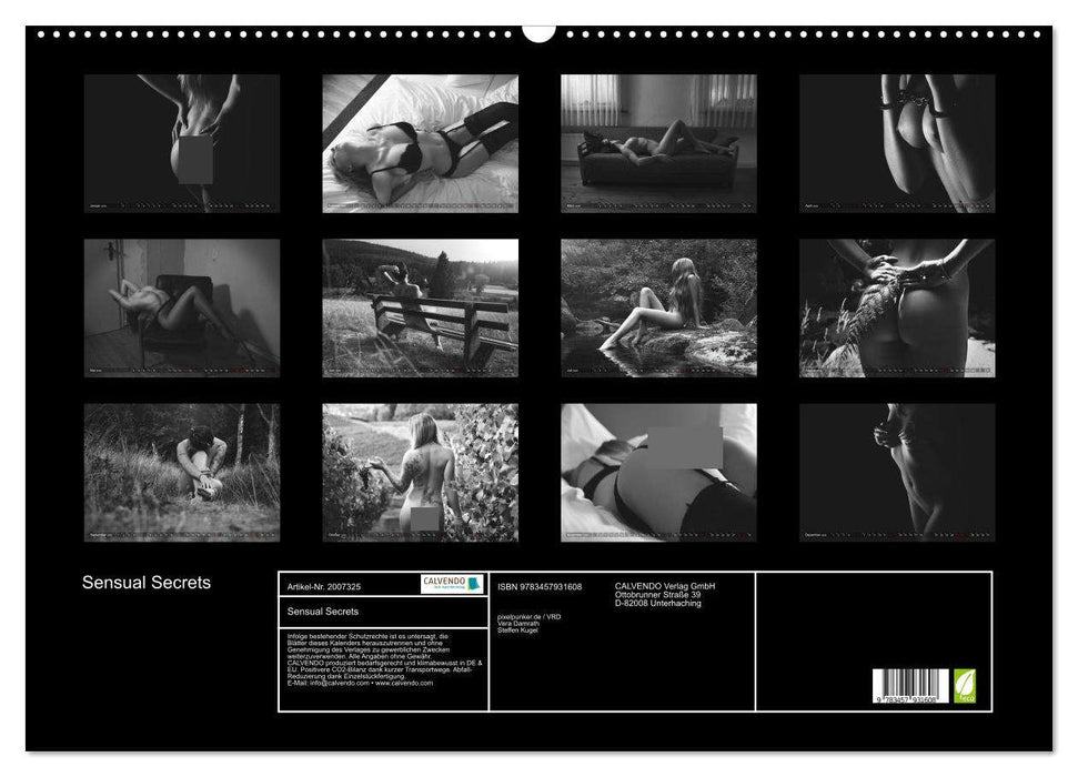 Sensual Secrets (CALVENDO Wandkalender 2026)