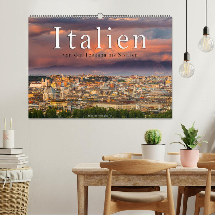 Italien von der Toskana nach Sizilien (CALVENDO Wandkalender 2026)