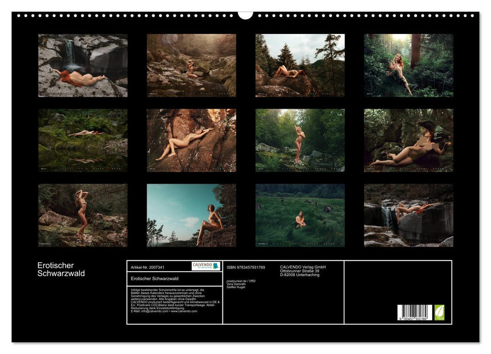 Erotischer Schwarzwald (CALVENDO Wandkalender 2026)