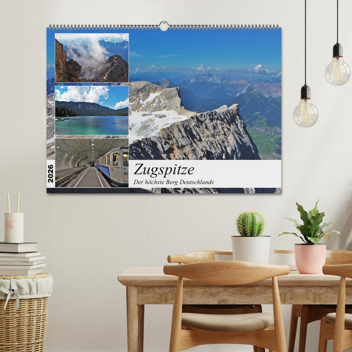 Zugspitze - Der höchste Berg Deutschlands (CALVENDO Wandkalender 2026)