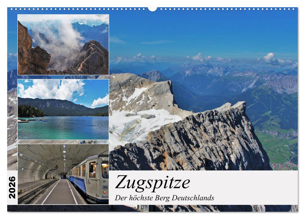 Zugspitze - Der höchste Berg Deutschlands (CALVENDO Wandkalender 2026)
