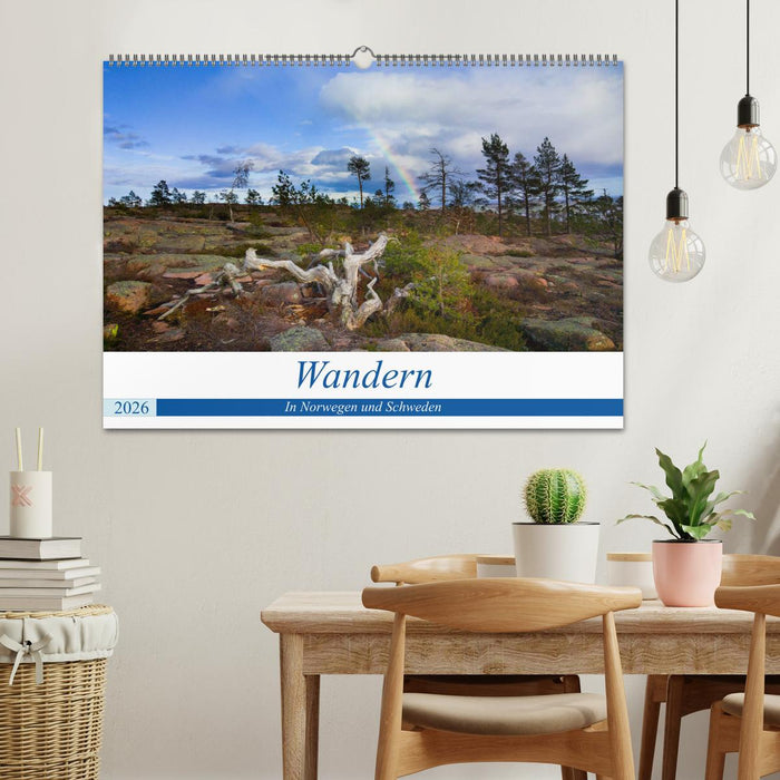 Wandern - In Norwegen und Schweden (CALVENDO Wandkalender 2026)