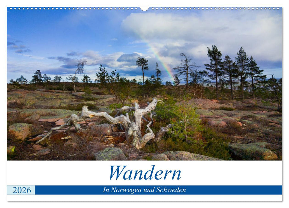 Wandern - In Norwegen und Schweden (CALVENDO Wandkalender 2026)
