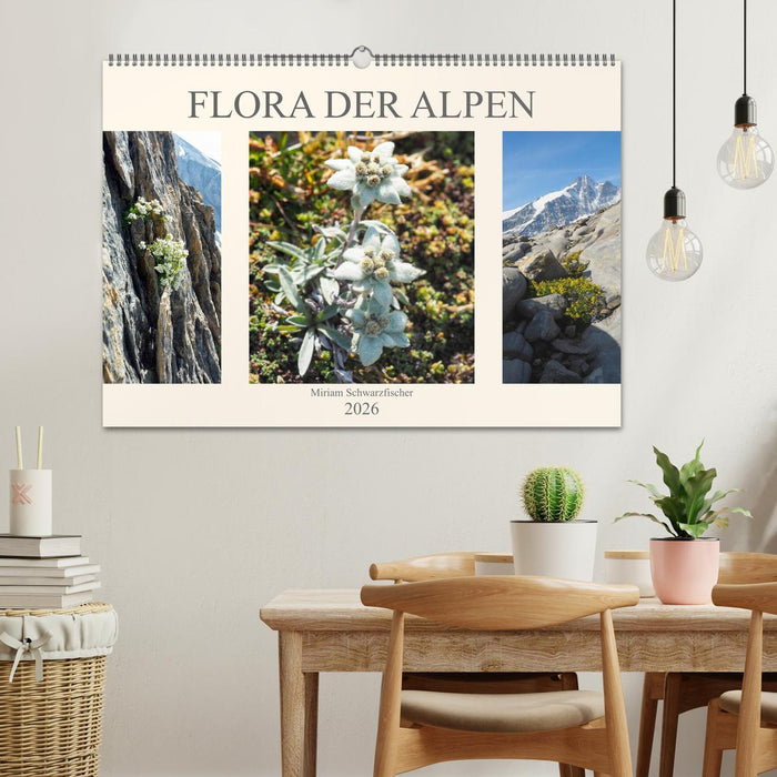 Flora der Alpen (CALVENDO Wandkalender 2026)