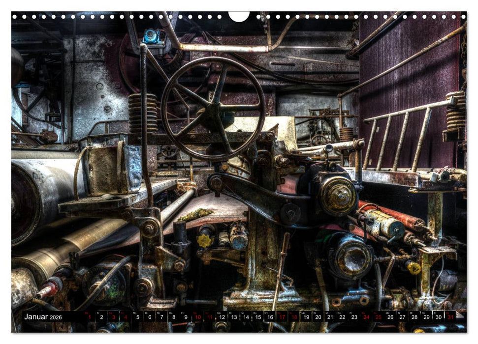 Vergessene Industriedenkmäler (CALVENDO Wandkalender 2026)