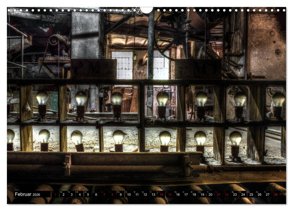 Vergessene Industriedenkmäler (CALVENDO Wandkalender 2026)