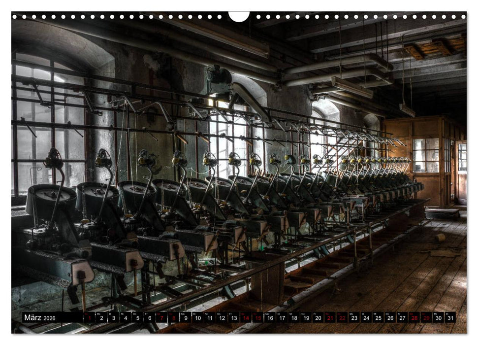 Vergessene Industriedenkmäler (CALVENDO Wandkalender 2026)