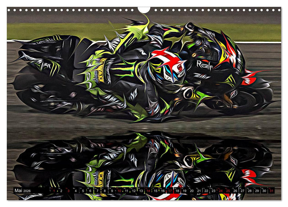 Fullspeed on two Wheels (CALVENDO Wandkalender 2026)