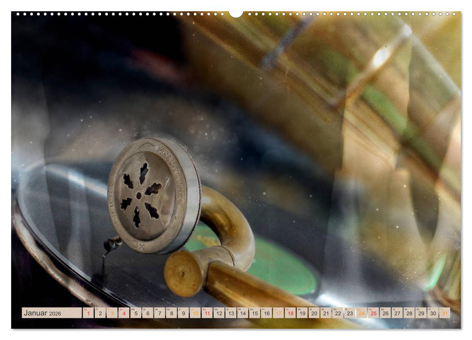 Grammophone - Zeitzeugen der Geschichte (CALVENDO Wandkalender 2026)