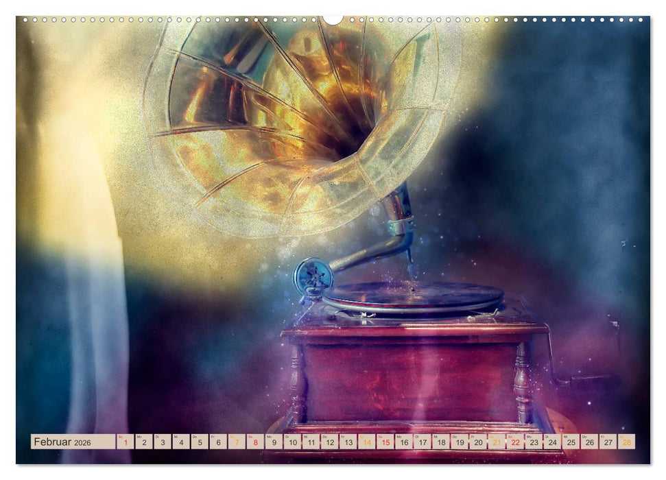 Grammophone - Zeitzeugen der Geschichte (CALVENDO Wandkalender 2026)