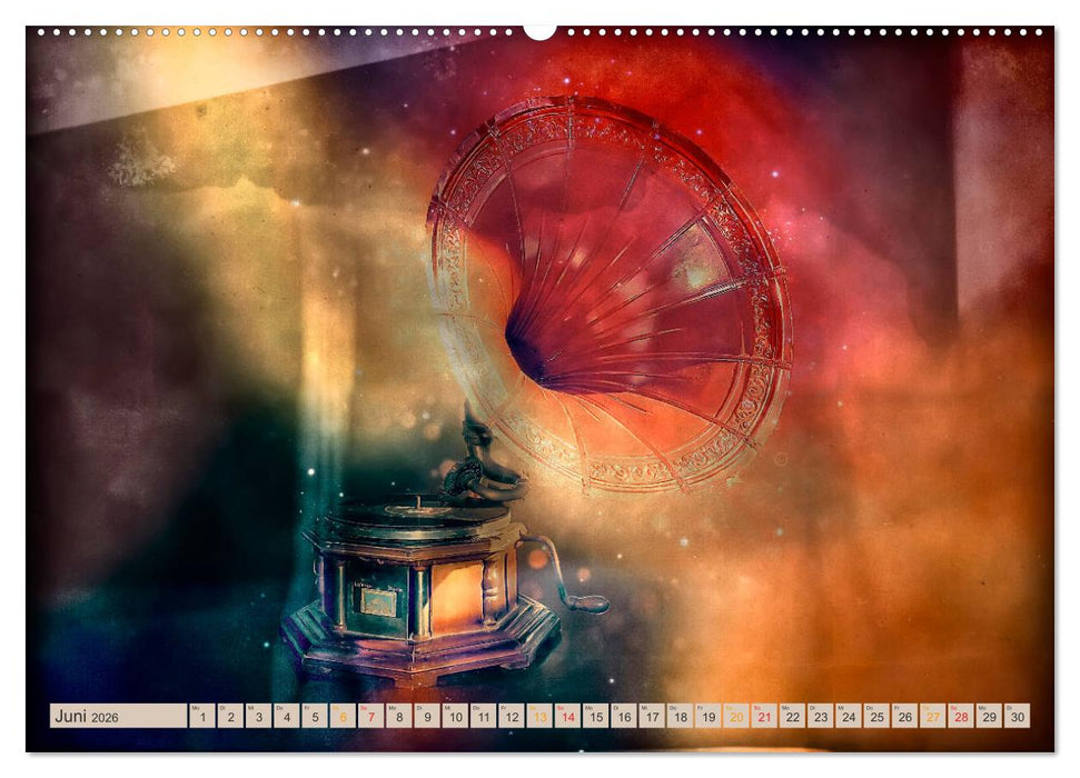 Grammophone - Zeitzeugen der Geschichte (CALVENDO Wandkalender 2026)