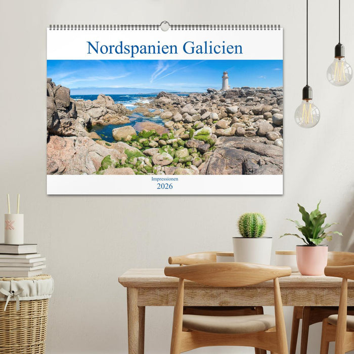 Nordspanien Galicien (CALVENDO Wandkalender 2026)