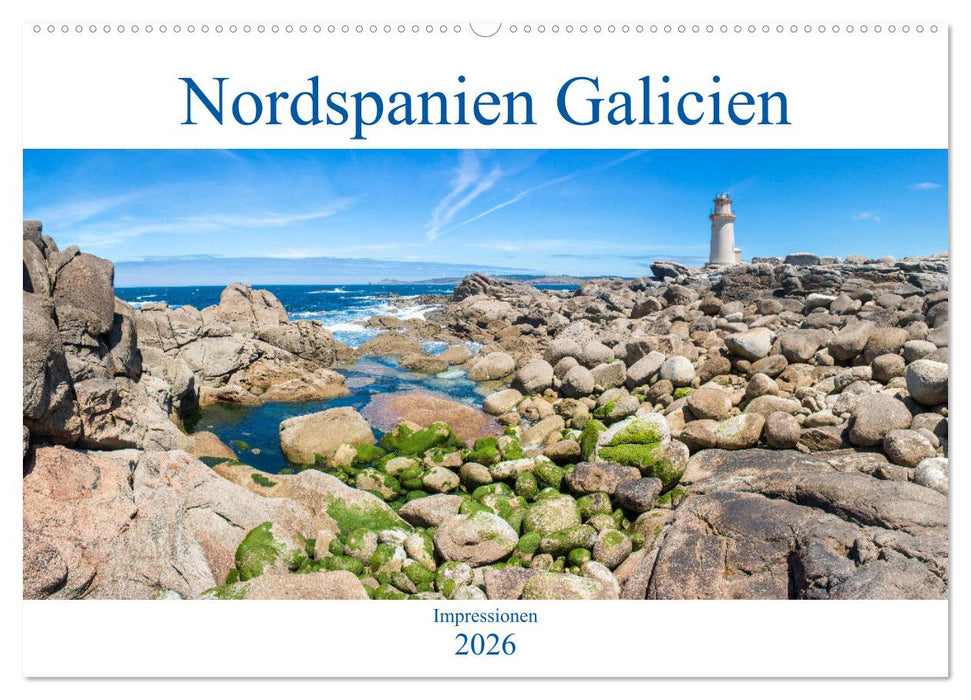Nordspanien Galicien (CALVENDO Wandkalender 2026)