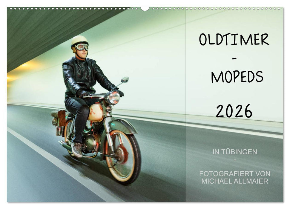 Oldtimer Mopeds - fotografiert von Michael Allmaier (CALVENDO Wandkalender 2026)