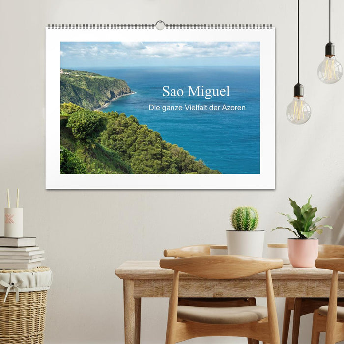 Sao Miguel - Die ganze Vielfalt der Azoren (CALVENDO Wandkalender 2026)