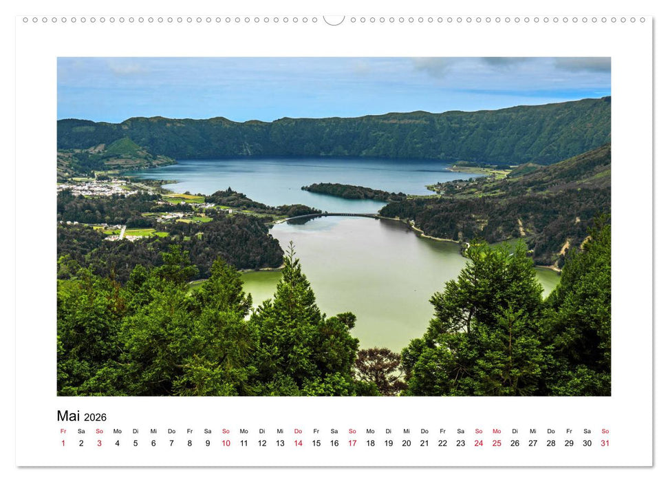 Sao Miguel - Die ganze Vielfalt der Azoren (CALVENDO Wandkalender 2026)