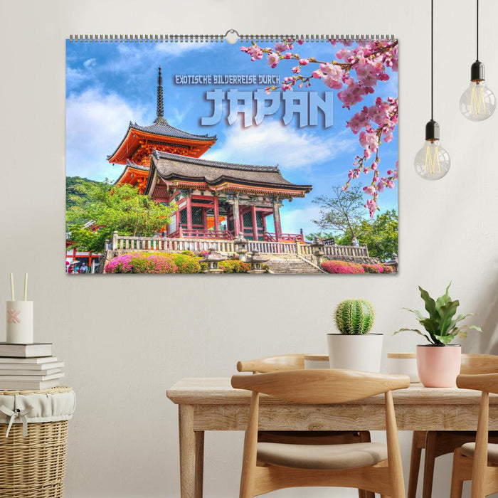 Exotische Bilderreise durch Japan (CALVENDO Wandkalender 2026)