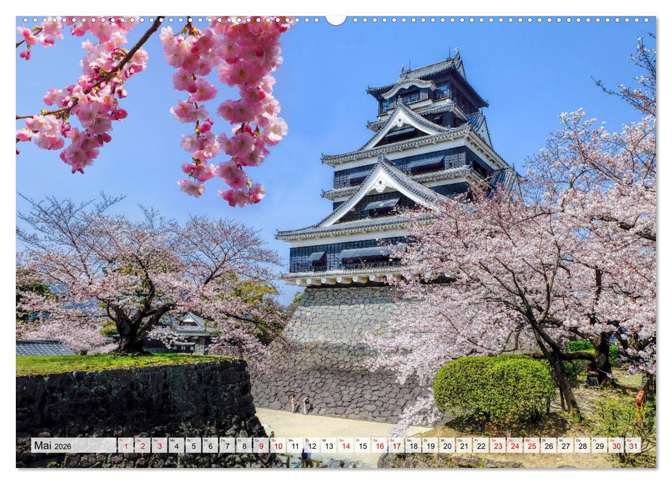 Exotische Bilderreise durch Japan (CALVENDO Wandkalender 2026)