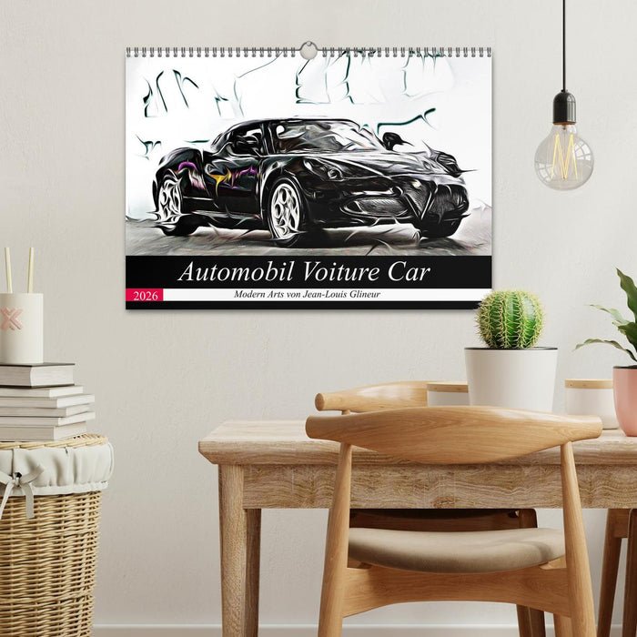 Automobil Voiture Car (CALVENDO Wandkalender 2026)