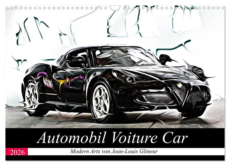 Automobil Voiture Car (CALVENDO Wandkalender 2026)