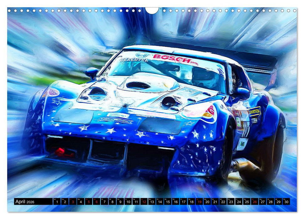 Automobil Voiture Car (CALVENDO Wandkalender 2026)