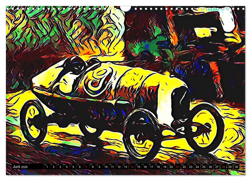 Automobil Voiture Car (CALVENDO Wandkalender 2026)