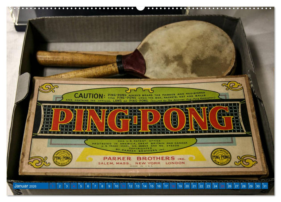 Tischtennis - Der am schnellsten gespielte Sport der Welt (CALVENDO Wandkalender 2026)