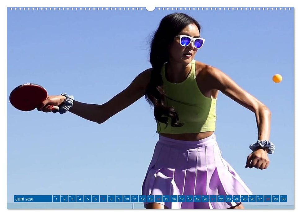 Tischtennis - Der am schnellsten gespielte Sport der Welt (CALVENDO Wandkalender 2026)