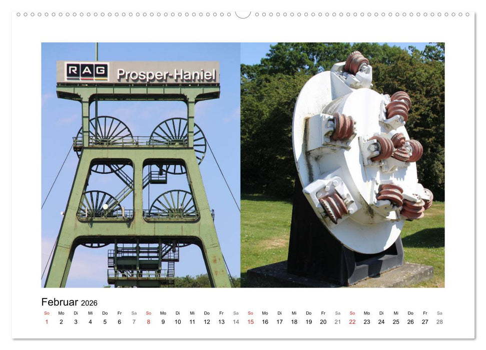 Zeche Prosper-Haniel Bottrop (CALVENDO Wandkalender 2026)