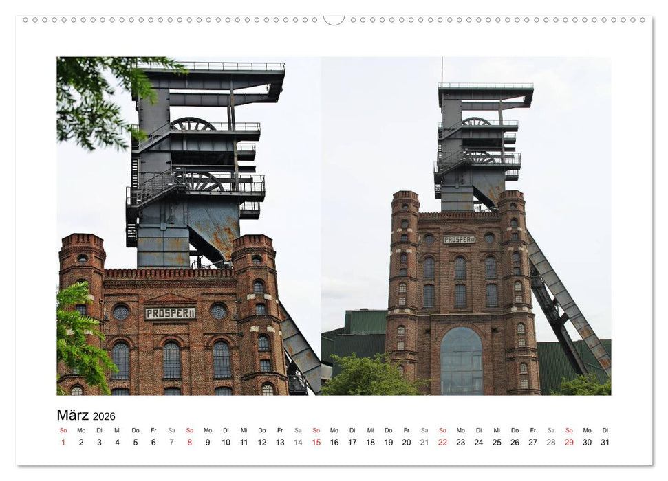 Zeche Prosper-Haniel Bottrop (CALVENDO Wandkalender 2026)