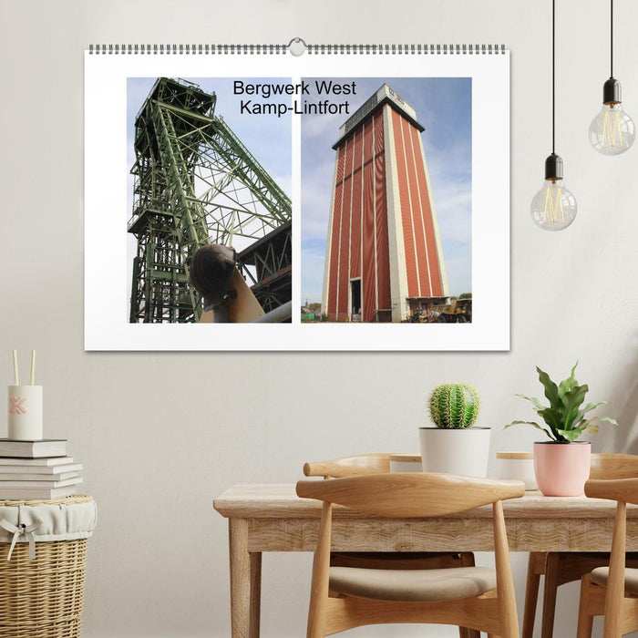 Bergwerk West Kamp-Lintfort (CALVENDO Wandkalender 2026)