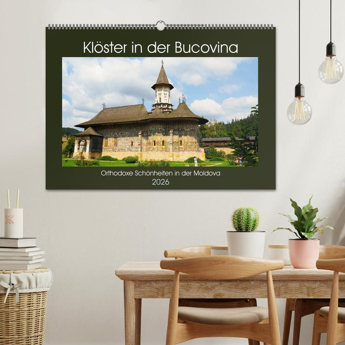 Klöster in der Bucovina (CALVENDO Wandkalender 2026)