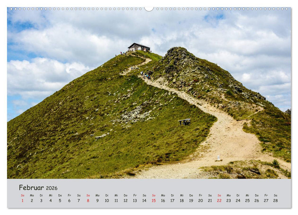 Wandern in den Dolomiten (CALVENDO Wandkalender 2026)