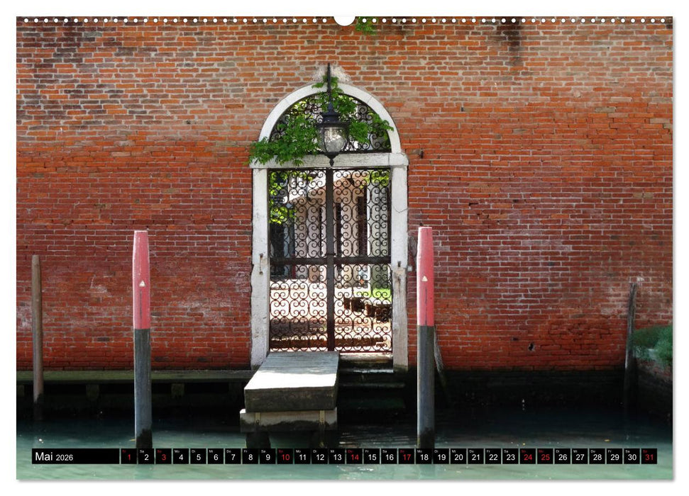 Auf den Kanälen von Venedig (CALVENDO Wandkalender 2026)