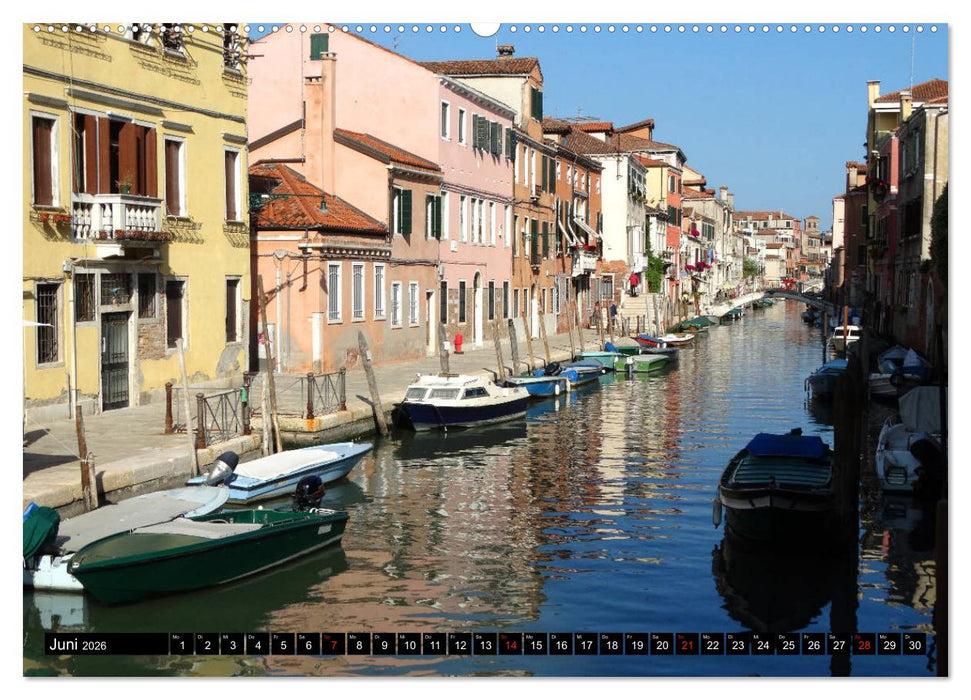 Auf den Kanälen von Venedig (CALVENDO Wandkalender 2026)