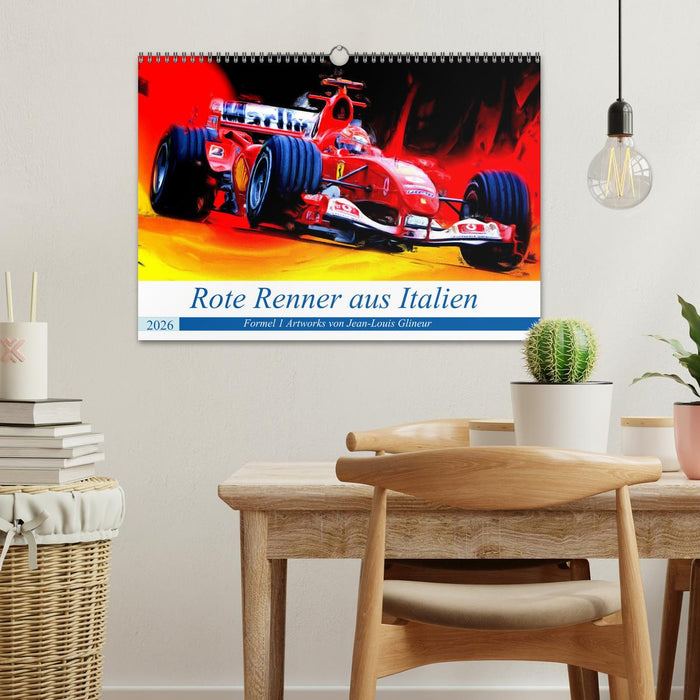 Rote Renner aus Italien (CALVENDO Wandkalender 2026)