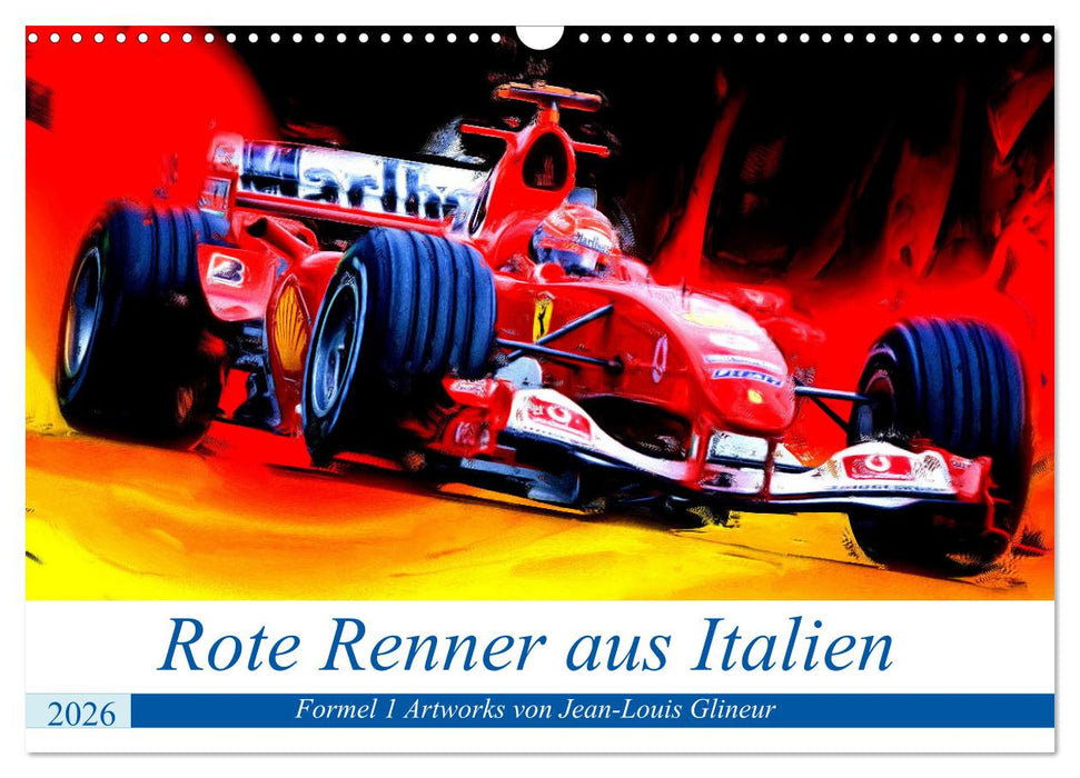 Rote Renner aus Italien (CALVENDO Wandkalender 2026)