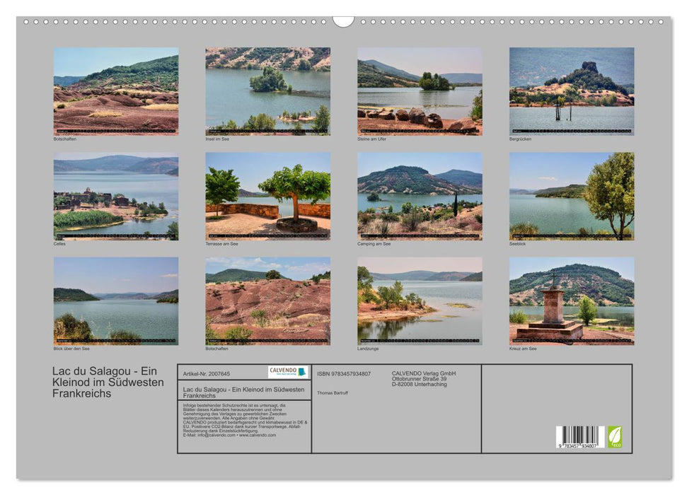 Lac du Salagou - Ein Kleinod im Südwesten Frankreichs (CALVENDO Wandkalender 2026)