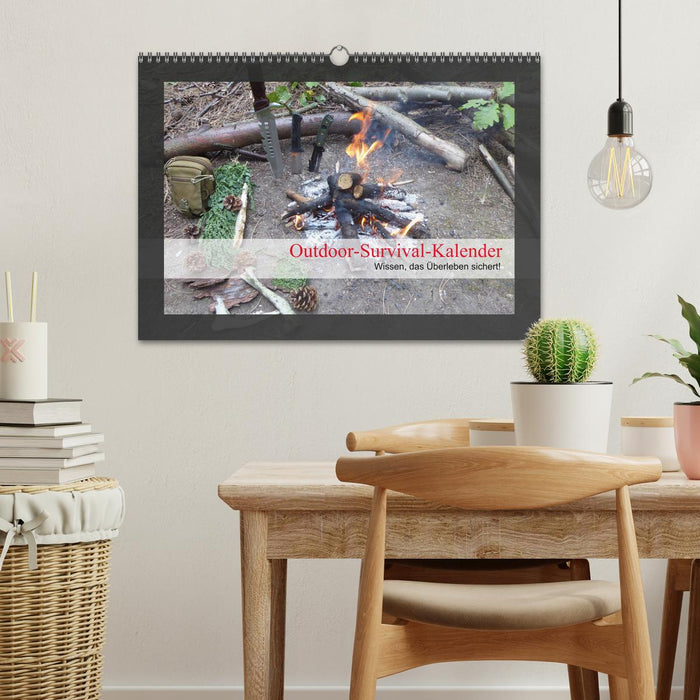 Outdoor-Survival-Kalender (CALVENDO Wandkalender 2026)