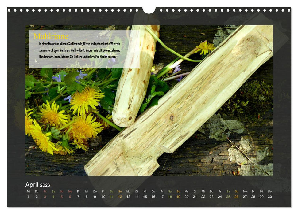 Outdoor-Survival-Kalender (CALVENDO Wandkalender 2026)