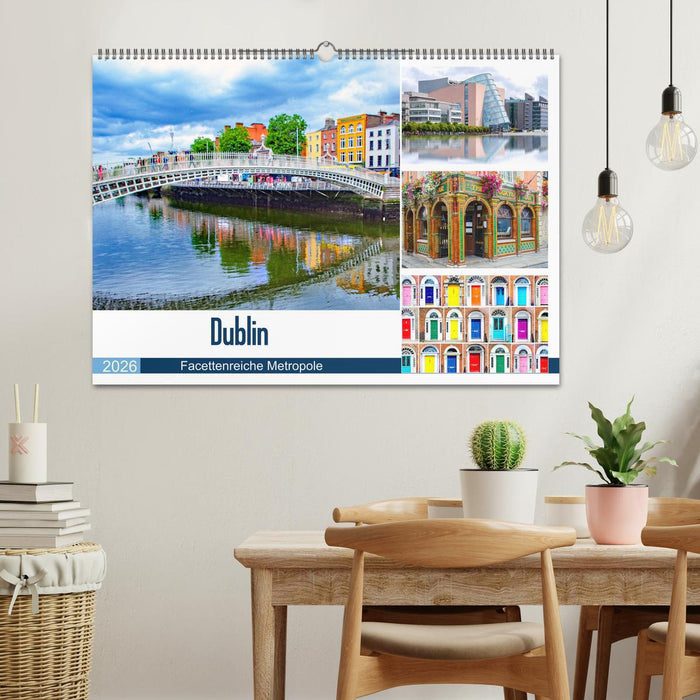 Dublin - Facettenreiche Metropole (CALVENDO Wandkalender 2026)