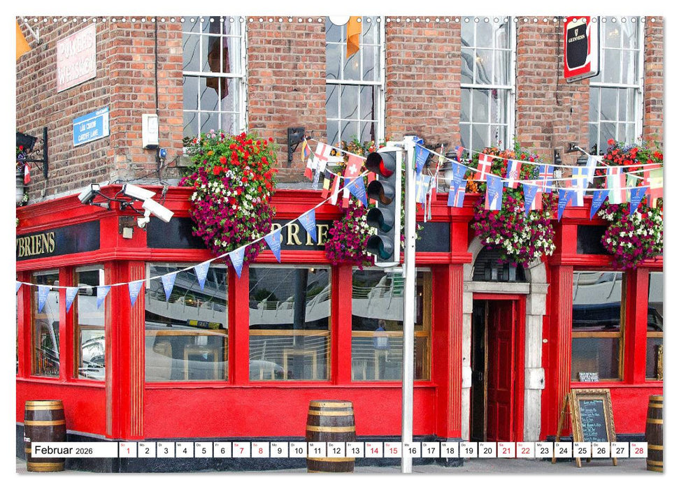 Dublin - Facettenreiche Metropole (CALVENDO Wandkalender 2026)