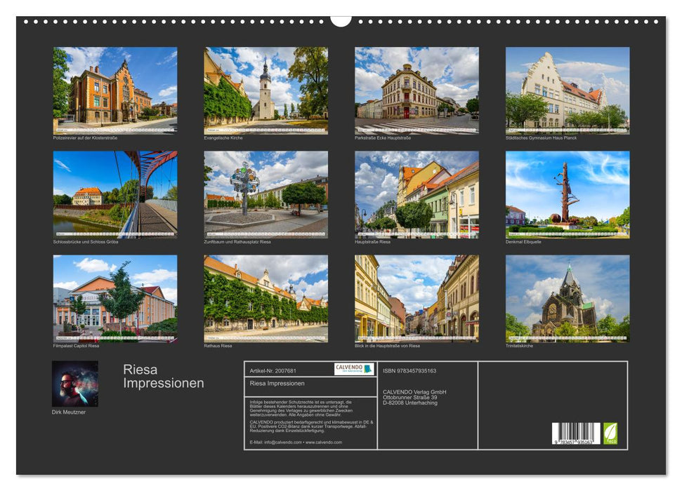 Riesa Impressionen (CALVENDO Wandkalender 2026)