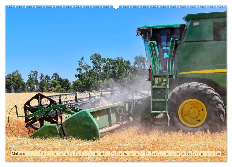 Giganten in der Landwirtschaft - Mähdrescher (CALVENDO Wandkalender 2026)